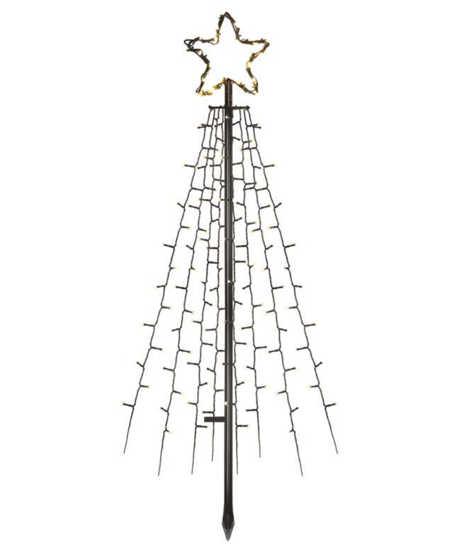 EMOS LED vánoční strom kovový 180 cm